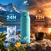 HYDROVORA™ – Bouteille Isotherme en Acier Inoxydable