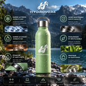 HYDROVORA™ – Gourde Isotherme en Acier Inoxydable 750 ml